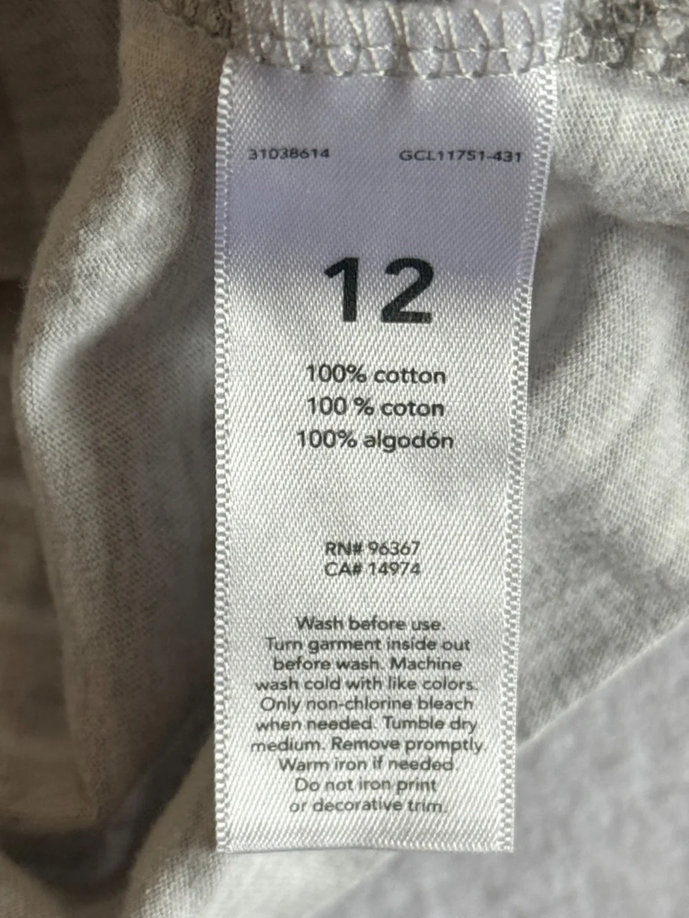OshKosh size 12 boys tank top
